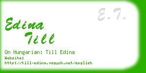 edina till business card